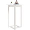 Barbord vit massiv furu vidaXL 60 x 60 x 110 cm – miniatyr 5