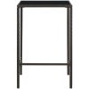 Bargrupp för trädgården 5 delar konstrotting brun vidaXL 70 cm table length – miniatyr 4