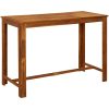 Bargrupp för trädgården 9 delar massivt akaciaträ vidaXL 150 cm table length – miniatyr 3