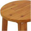 Bargrupp för trädgården 9 delar massivt akaciaträ vidaXL 150 cm table length – miniatyr 8