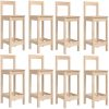 Barmöbler för trädgården 9 delar massiv furu vidaXL – miniatyr 6