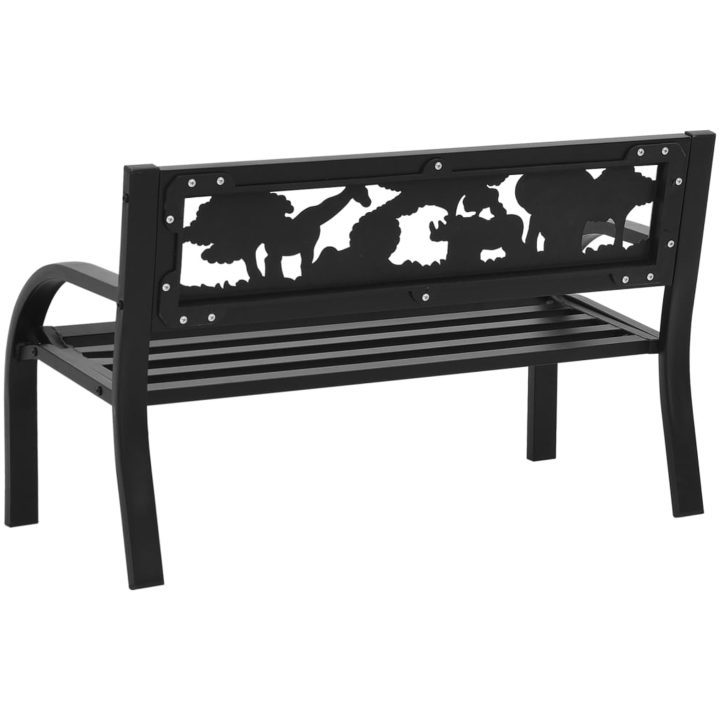 Barnbänk 86 cm stål vidaXL – bild 4
