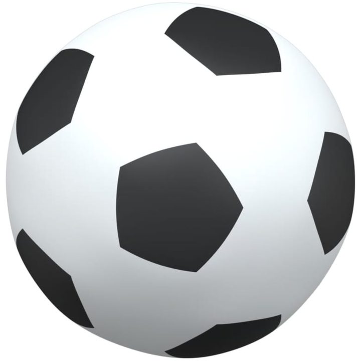 Barnfotbollsmål 2 st med boll vit 64x35x48 cm metall vidaXL – bild 9