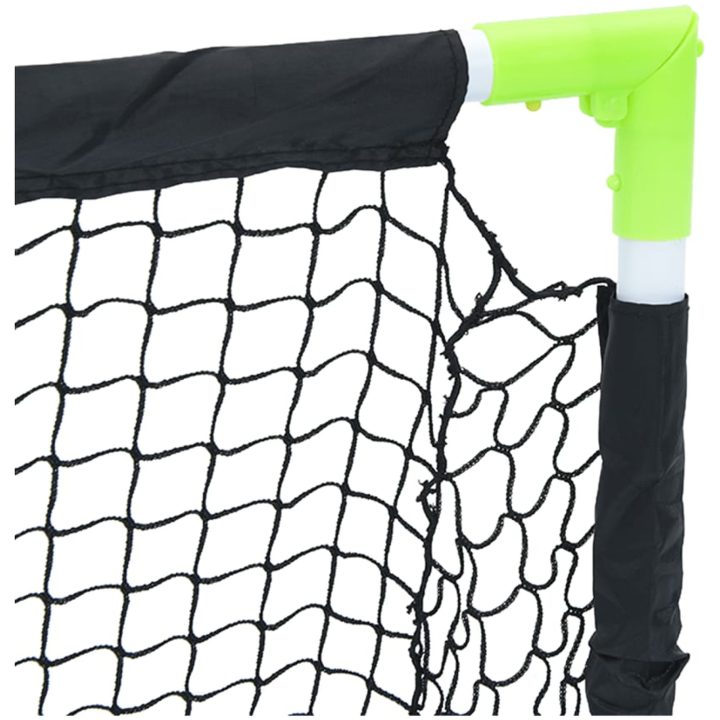 Barnfotbollsmål hopfällbar svart 90x64x64 cm vidaXL – bild 9