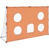 Barnfotbollsmål med målduk och boll 182x62x118 cm vidaXL – miniatyr 4