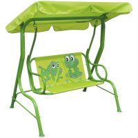 Barnhammock grön vidaXL