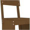 Barpallar 2 st honungsbrun massiv furu vidaXL 40 x 48.5 x 115.5 cm – miniatyr 7