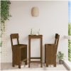 Barpallar 2 st honungsbrun massiv furu vidaXL 40 x 48.5 x 115.5 cm – miniatyr 1