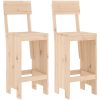 Barpallar 2 st massiv furu vidaXL 40 x 48.5 x 115.5 cm – miniatyr 2