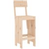Barpallar 2 st massiv furu vidaXL 40 x 48.5 x 115.5 cm – miniatyr 3