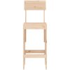 Barpallar 2 st massiv furu vidaXL 40 x 48.5 x 115.5 cm – miniatyr 4
