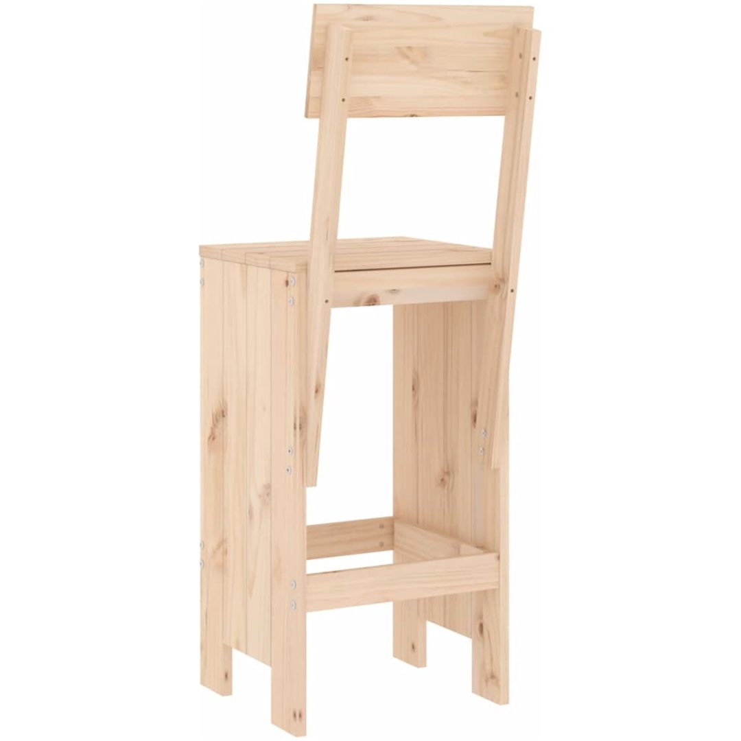 Barpallar 2 st massiv furu vidaXL 40 x 48.5 x 115.5 cm – bild 6