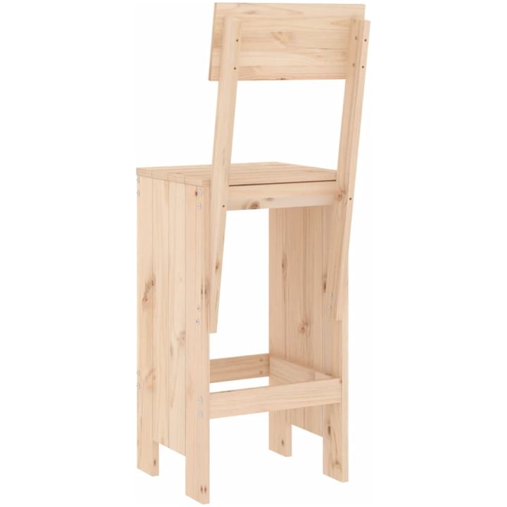 Barpallar 2 st massiv furu vidaXL 40 x 48.5 x 115.5 cm – bild 6