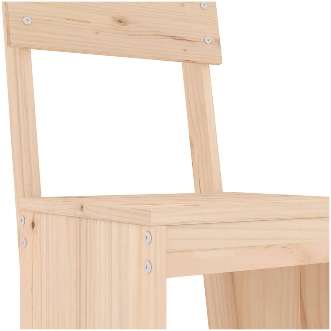 Barpallar 2 st massiv furu vidaXL 40 x 48.5 x 115.5 cm – bild 7
