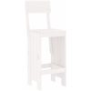 Barpallar 2 st vit massiv furu vidaXL 40 x 48.5 x 115.5 cm – miniatyr 3