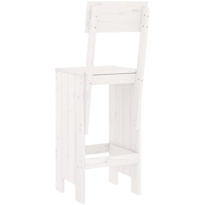 Barpallar 2 st vit massiv furu vidaXL 40 x 48.5 x 115.5 cm – bild 5
