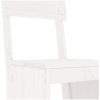 Barpallar 2 st vit massiv furu vidaXL 40 x 48.5 x 115.5 cm – miniatyr 6