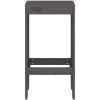Barstolar 2 st grå massiv furu vidaXL 40 x 36 x 75 cm – miniatyr 4