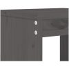 Barstolar 2 st grå massiv furu vidaXL 40 x 36 x 75 cm – miniatyr 7