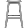 barstolar 2 st Ljusgrå HDPE vidaXL 52 x 43 x 73.5 cm – miniatyr 5