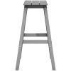 barstolar 2 st Ljusgrå HDPE vidaXL 52 x 43 x 73.5 cm – miniatyr 6