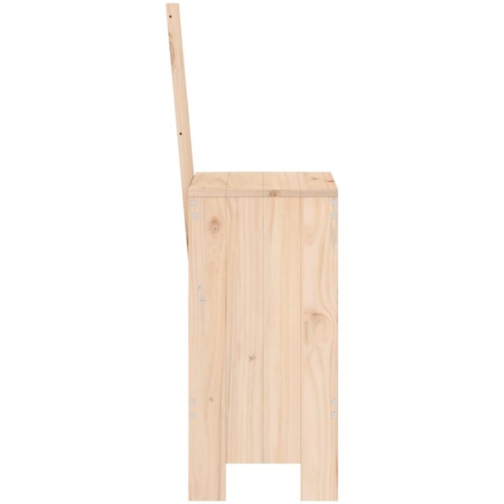 Barstolar 2 st massiv furu vidaXL 40 x 42 x 120 cm – bild 5