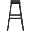 Barstolar 2 st Svart HDPE vidaXL 52 x 43 x 73.5 cm – miniatyr 6
