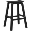 Barstolar 2 st Svart HDPE vidaXL 52 x 43 x 73.5 cm – miniatyr 7