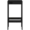 Barstolar 2 st svart massiv furu vidaXL 40 x 36 x 75 cm – miniatyr 4
