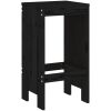 Barstolar 2 st svart massiv furu vidaXL 40 x 36 x 75 cm – miniatyr 6