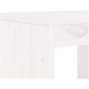 Barstolar 2 st vit massiv furu vidaXL 40 x 36 x 75 cm – miniatyr 7