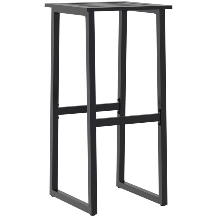 Barstolar 4 st svart 38x38x80 cm pulverlackerat stål vidaXL – bild 4