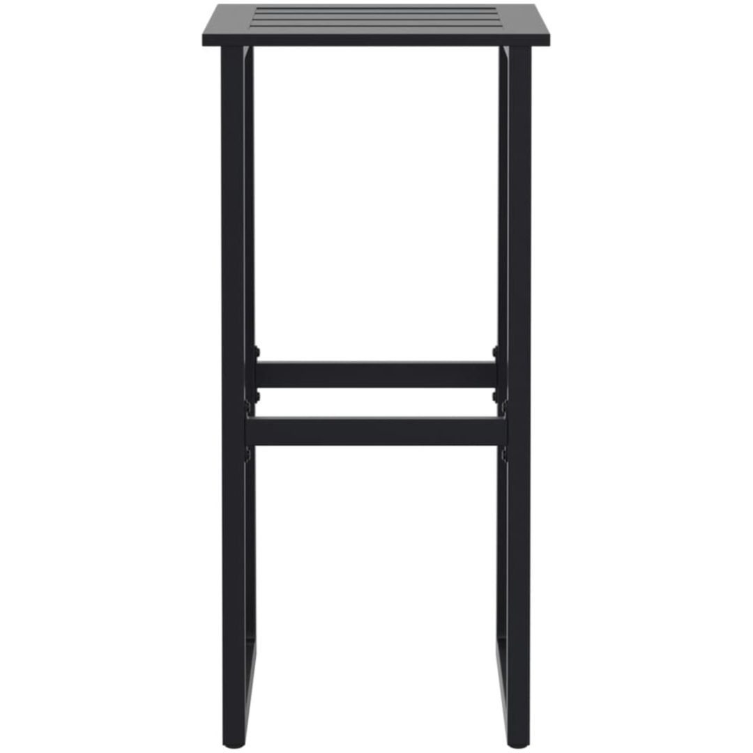 Barstolar 4 st svart 38x38x80 cm pulverlackerat stål vidaXL – bild 5