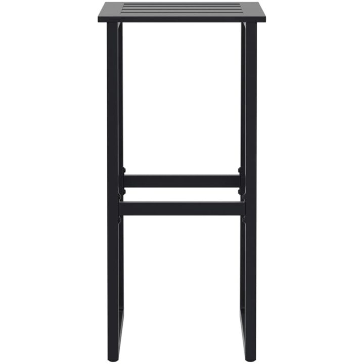 Barstolar 4 st svart 38x38x80 cm pulverlackerat stål vidaXL – bild 5
