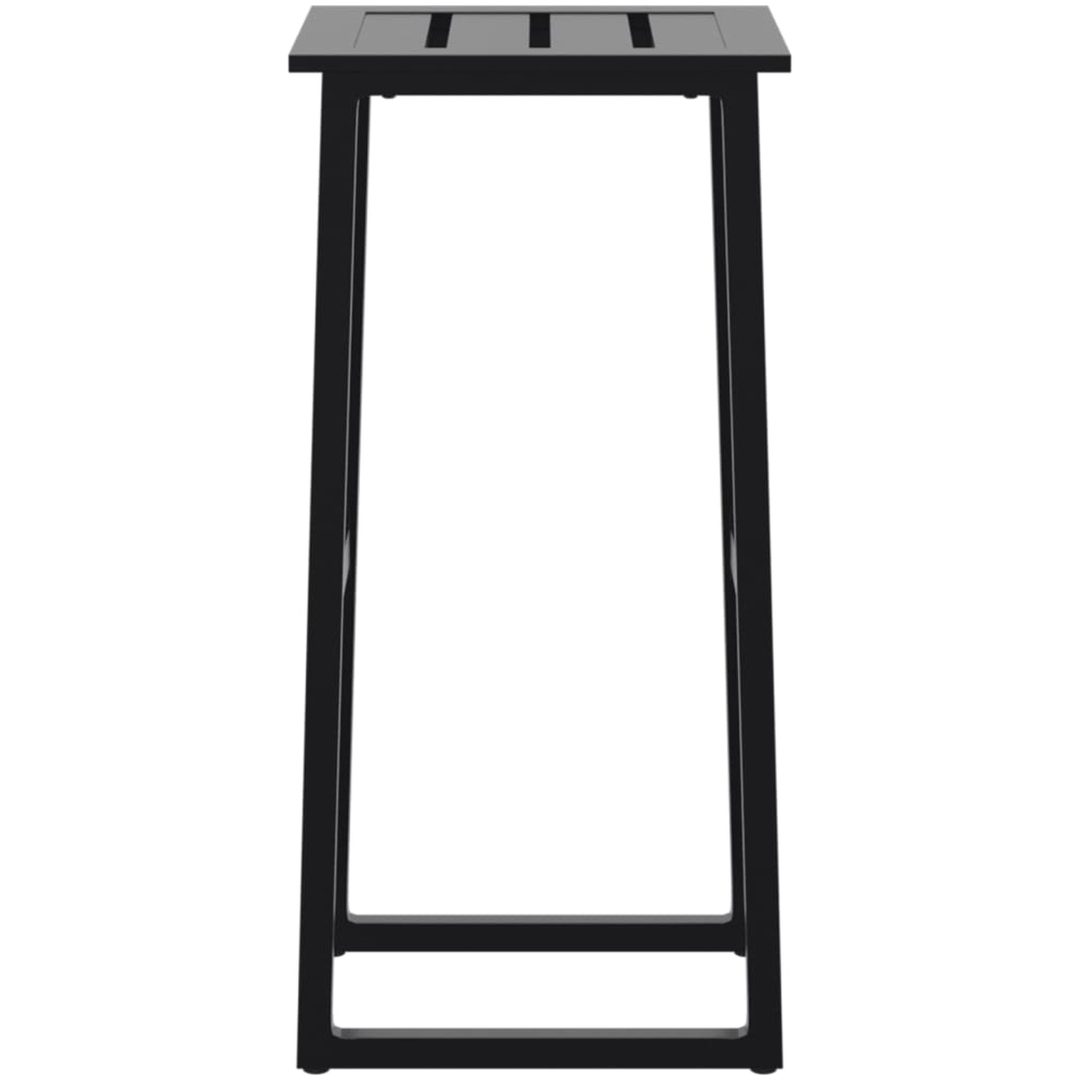 Barstolar 4 st svart 38x38x80 cm pulverlackerat stål vidaXL – bild 6