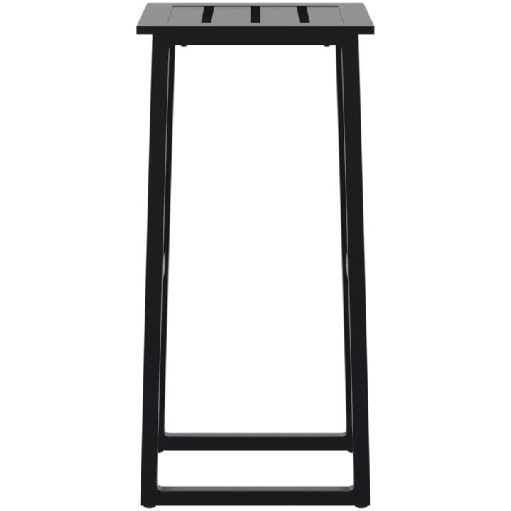Barstolar 4 st svart 38x38x80 cm pulverlackerat stål vidaXL – bild 6
