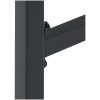 Barstolar 4 st svart 38x38x80 cm pulverlackerat stål vidaXL – miniatyr 7