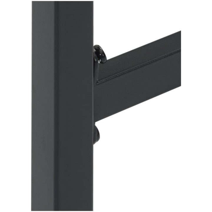 Barstolar 4 st svart 38x38x80 cm pulverlackerat stål vidaXL – bild 7