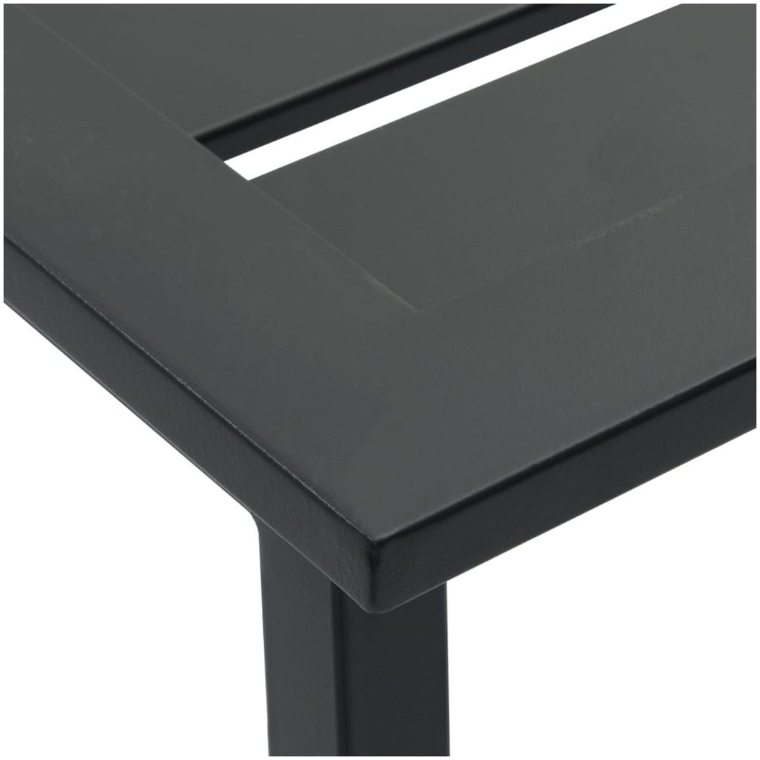 Barstolar 4 st svart 38x38x80 cm pulverlackerat stål vidaXL – bild 8