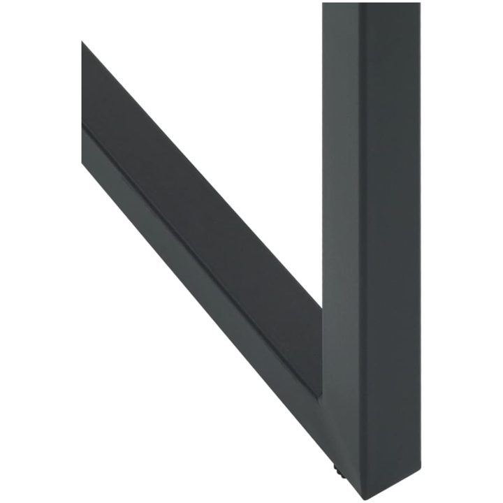 Barstolar 4 st svart 38x38x80 cm pulverlackerat stål vidaXL – bild 9