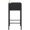 Barstolar med dynor 4 st svart konstrotting vidaXL – miniatyr 5