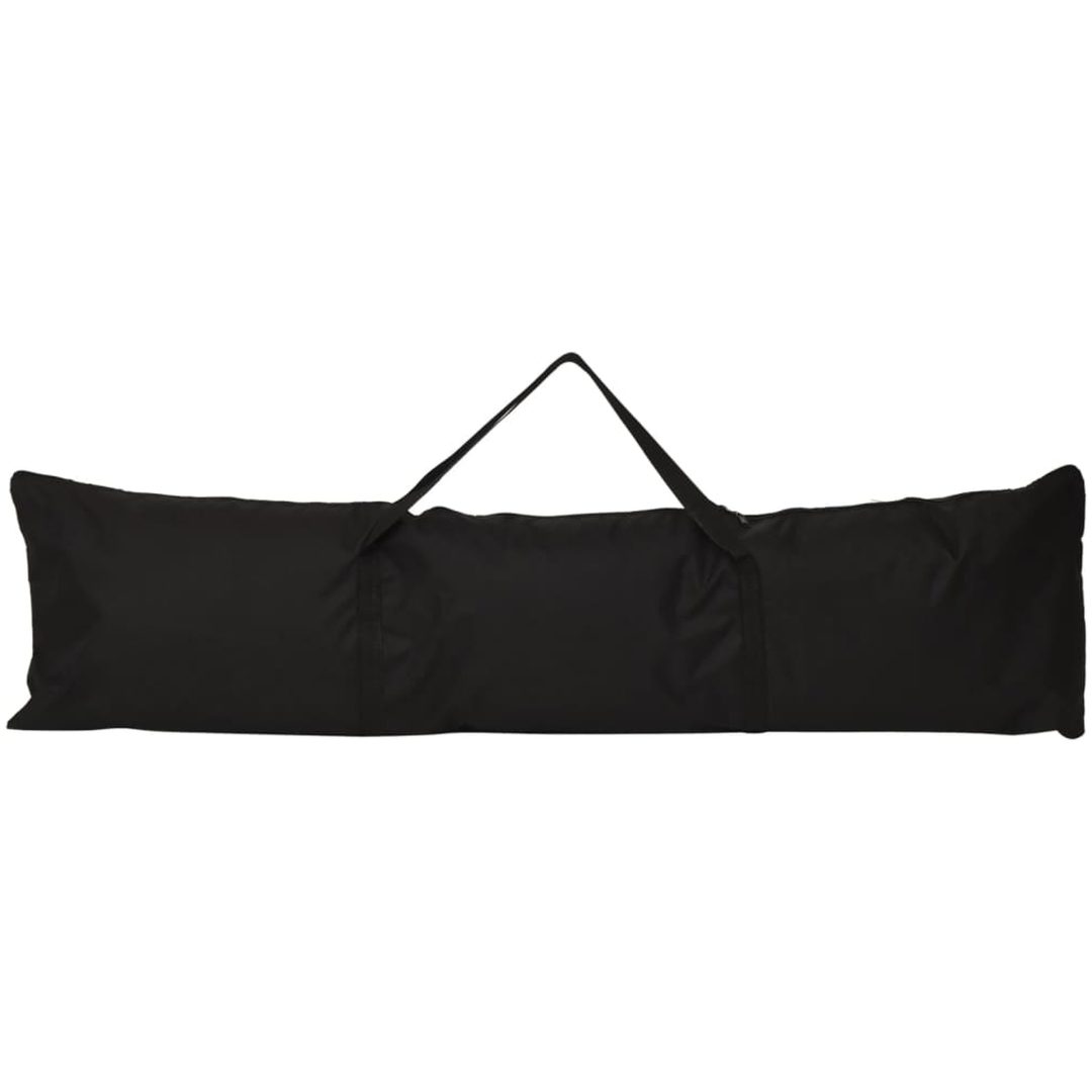 Basebollnät bärbart orange&svart 183x182x183cm stål&polyester vidaXL – bild 7