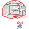 Basketkorg 5 delar väggmonterad 66x44,5 cm vidaXL – miniatyr 2