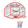 Basketkorg 5 delar väggmonterad 66x44,5 cm vidaXL – miniatyr 10