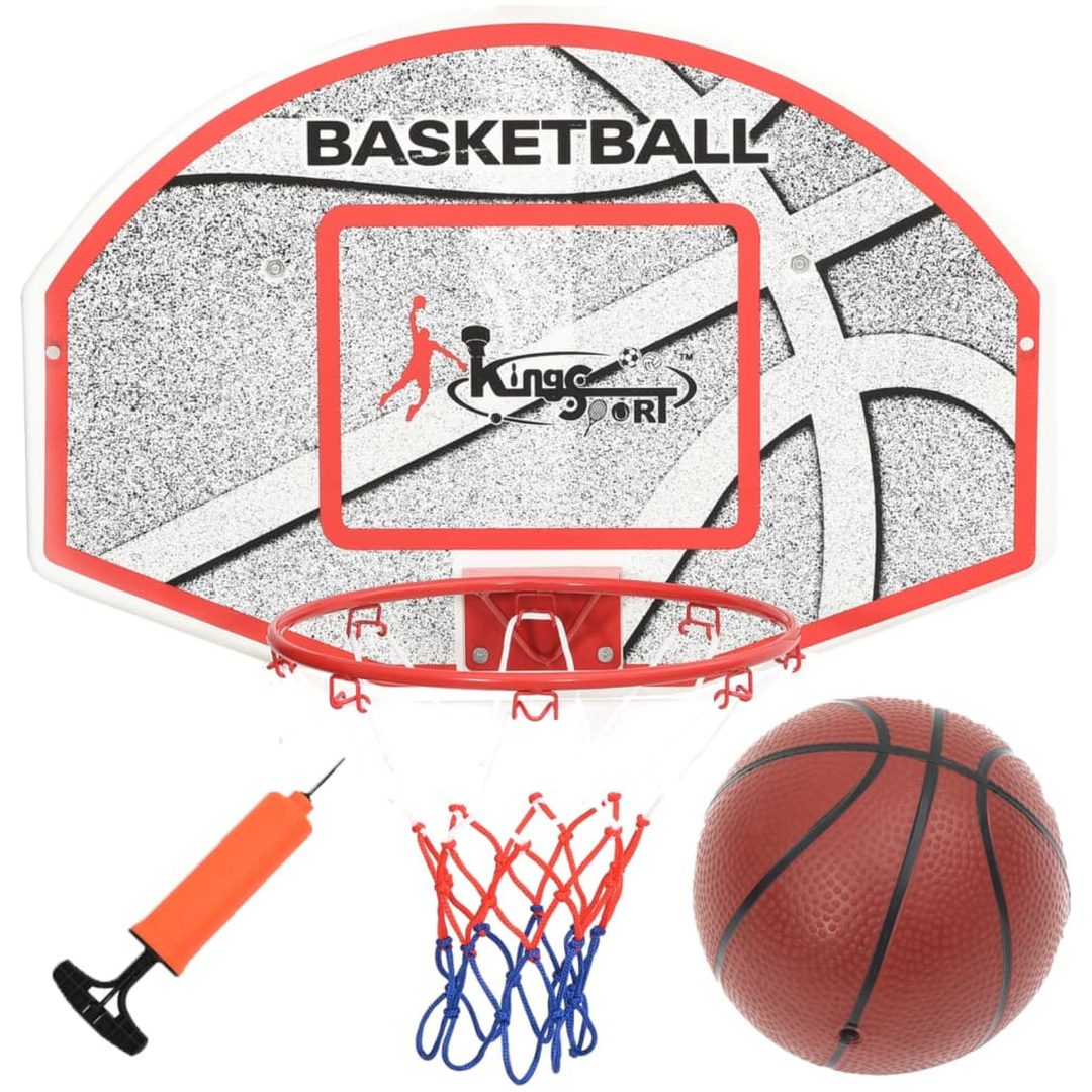 Basketkorg 5 delar väggmonterad 66x44,5 cm vidaXL