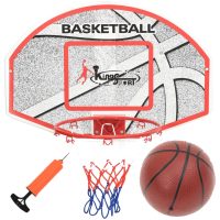 Basketkorg 5 delar väggmonterad 66x44,5 cm vidaXL