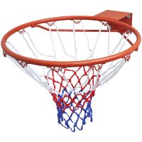 Basketkorg med orange nät vidaXL