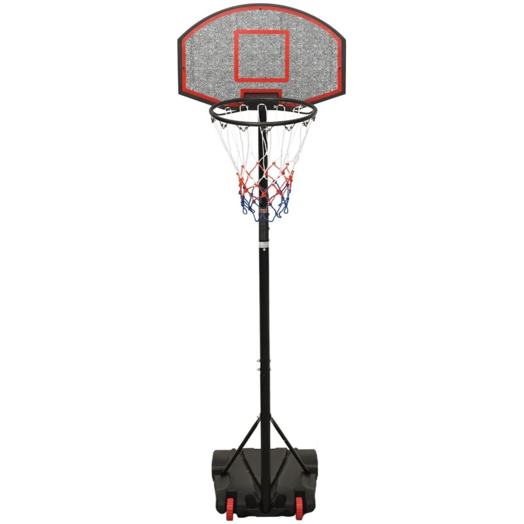 Basketkorg med stativ svart 216-250 cm polyeten vidaXL – bild 2