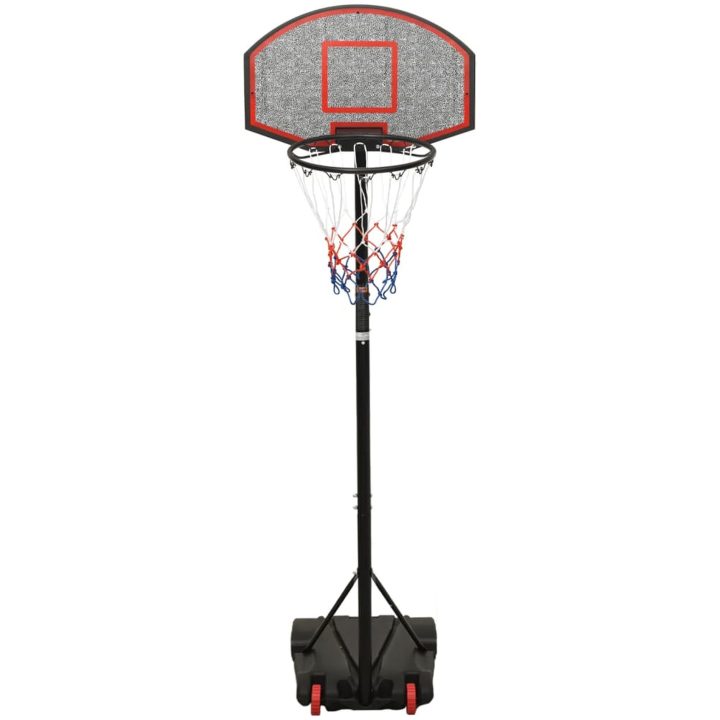 Basketkorg med stativ svart 216-250 cm polyeten vidaXL – bild 2