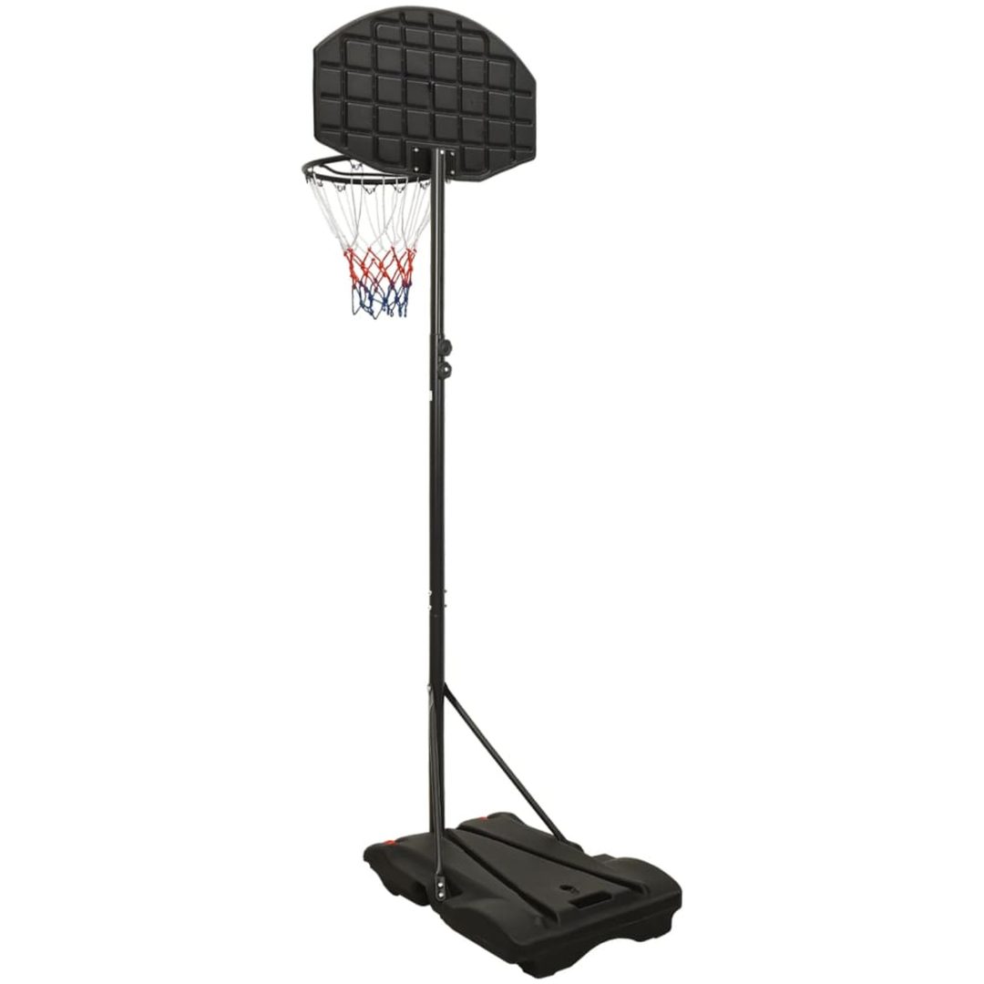 Basketkorg med stativ svart 216-250 cm polyeten vidaXL – bild 4